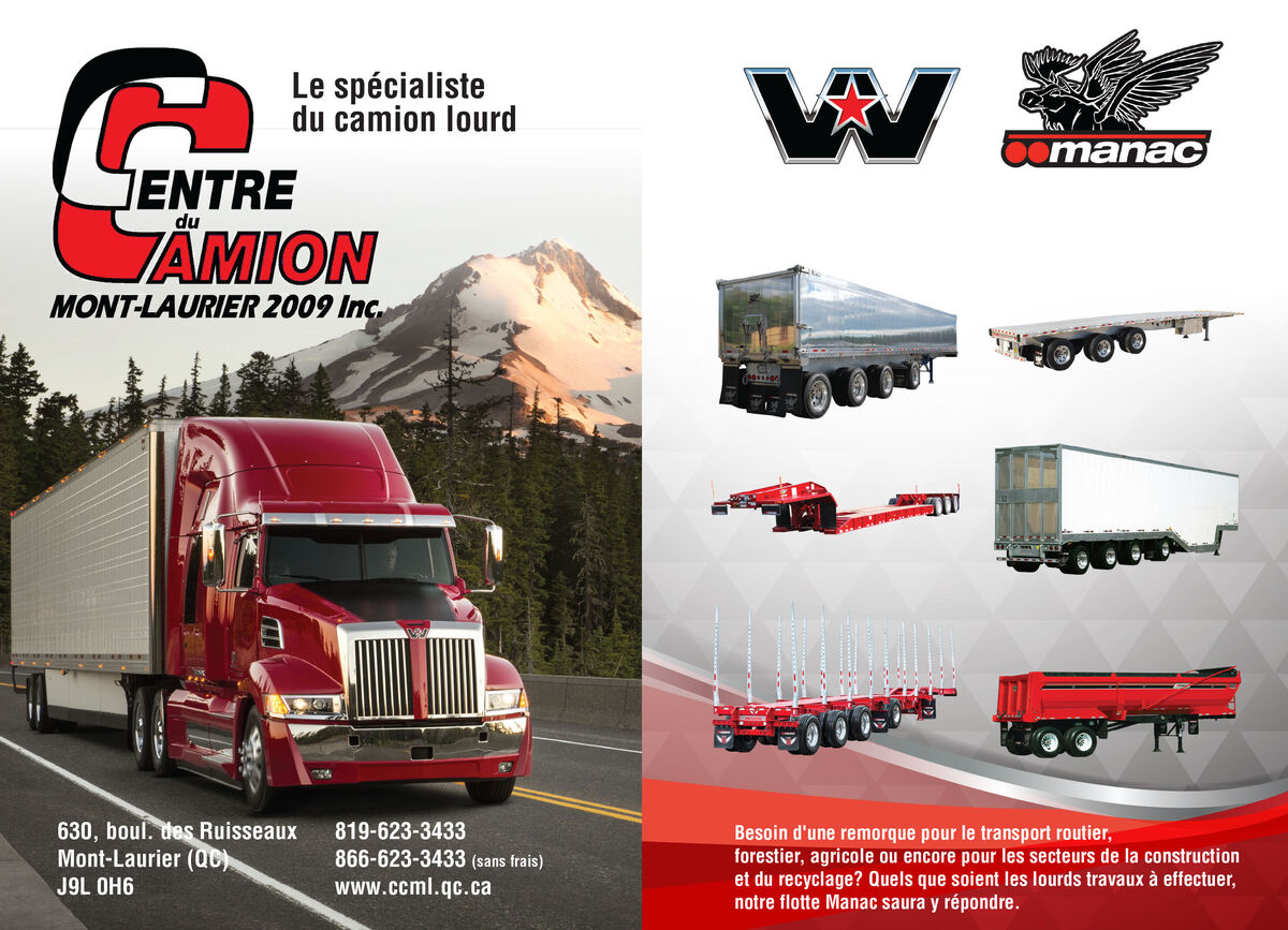 Centre du Camion Mont-Laurier 2009 Inc.