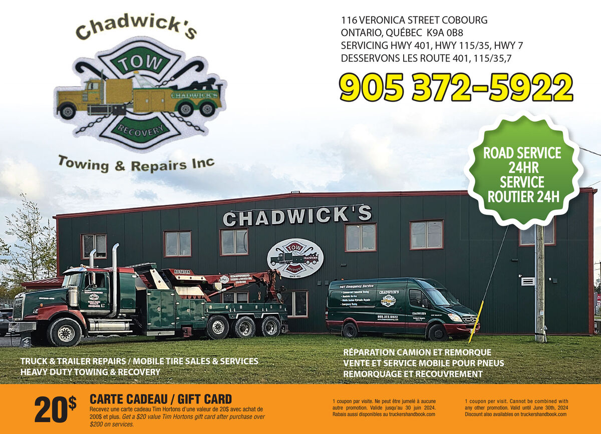 Chadwick's Towing&Repair Inc