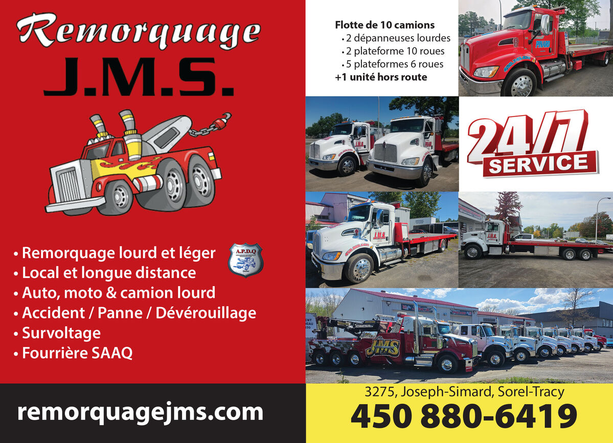 Garage S.Pinard - Remorquage J.M.S