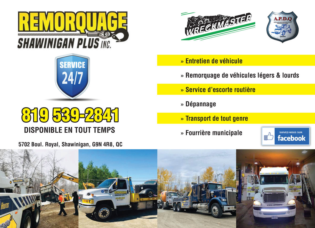 Remorquage Shawinigan Plus Inc Truckers Handbook And Saving
