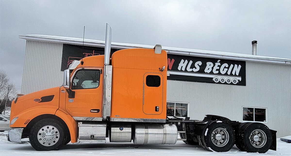 <p>SPECIFICATIONS - TRUCK:<br /> <br /> - Stock number: F1120<br /> - Brand: PETERBILT<br /> - Model: 579<br /> - Year: 2017<br /> - Mileage: 1,037,379<br /> - Number of hours: 20968.9<br /> - Exterior color: ORANGE<br /> - Interior color: TAUPE<br /> - Doors: 2<br /> - GVWR: 23746 KG / 52,350 LBS<br /> - Exhaust: DUAL<br /> - Filter: INTERNAL<br /> - Engine: PACCAR MX13 12.9L<br /> - Power: 500HP<br /> - Torque: 1,650 @ 900<br /> - Jacob engine brake: YES<br /> - Brakes: AIR, DRUM<br /> - Front wheels: 22.5 X 8.25<br /> - Rear wheels: 22.5 X 8.25<br /> - Front tires: 11R22.5<br /> - Rear tires: 11R22.5<br /> - Axle spread: 52''<br /> - Front axle: 5602.0 KG / 12,350 LBS<br /> - Rear axles: 40,000 LBS<br /> - Traction: 3/4 LOCK<br /> - Transmission: 18 SPEED, EATON FULLER<br /> - Differential: EATON 40,000 LBS<br /> - Ratio: 3.58<br /> - Suspension: PACCAR<br /> - Chassis: SINGLE<br /> - AC: 93''<br /> - Bed: 68 ''<br /> - Wheelbase: 234 ''<br /> - Equipment:<br /> - S.A.A.Q.: valid until 03/2023<br /> - Price: 65 000 $ <br /> <br /> GARAGE HLS BEGIN<br /> 8615 127TH STREET EAST,<br /> SAINT-GEORGES, QC G5Y 5B9<br /> PIERRE FORTIN, SELLER 418-209-3652<br /> IF BUSY MICHAËL BÉGIN, SELLER 418-225-6990<br /> <br /> #mack #volvo #western #kenworth #sterling #freightliner #freight #gmc #ford #dodge #peterbilt #inter #international #autocar #isuzu #fuso #westernstar #hino #MX13 #paccar</p>