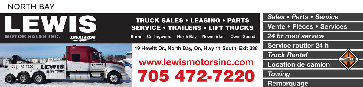 Lewis motor sales north bay inc